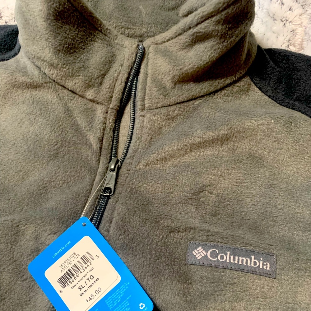 Mens Columbia fleece vest